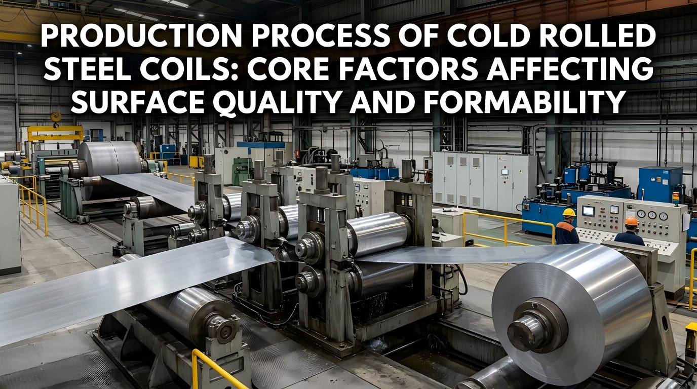 Proses Produksi Cold Rolled Steel Coils: Inti Faktor mengaruhi Kualitas lumahing lan Formability