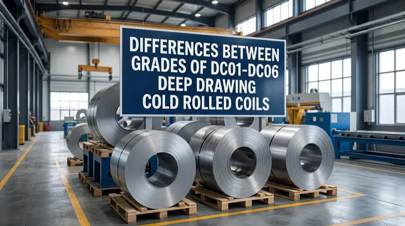 Bedane antarane gelar DC01-DC06 Deep Drawing Cold Rolled Coils
