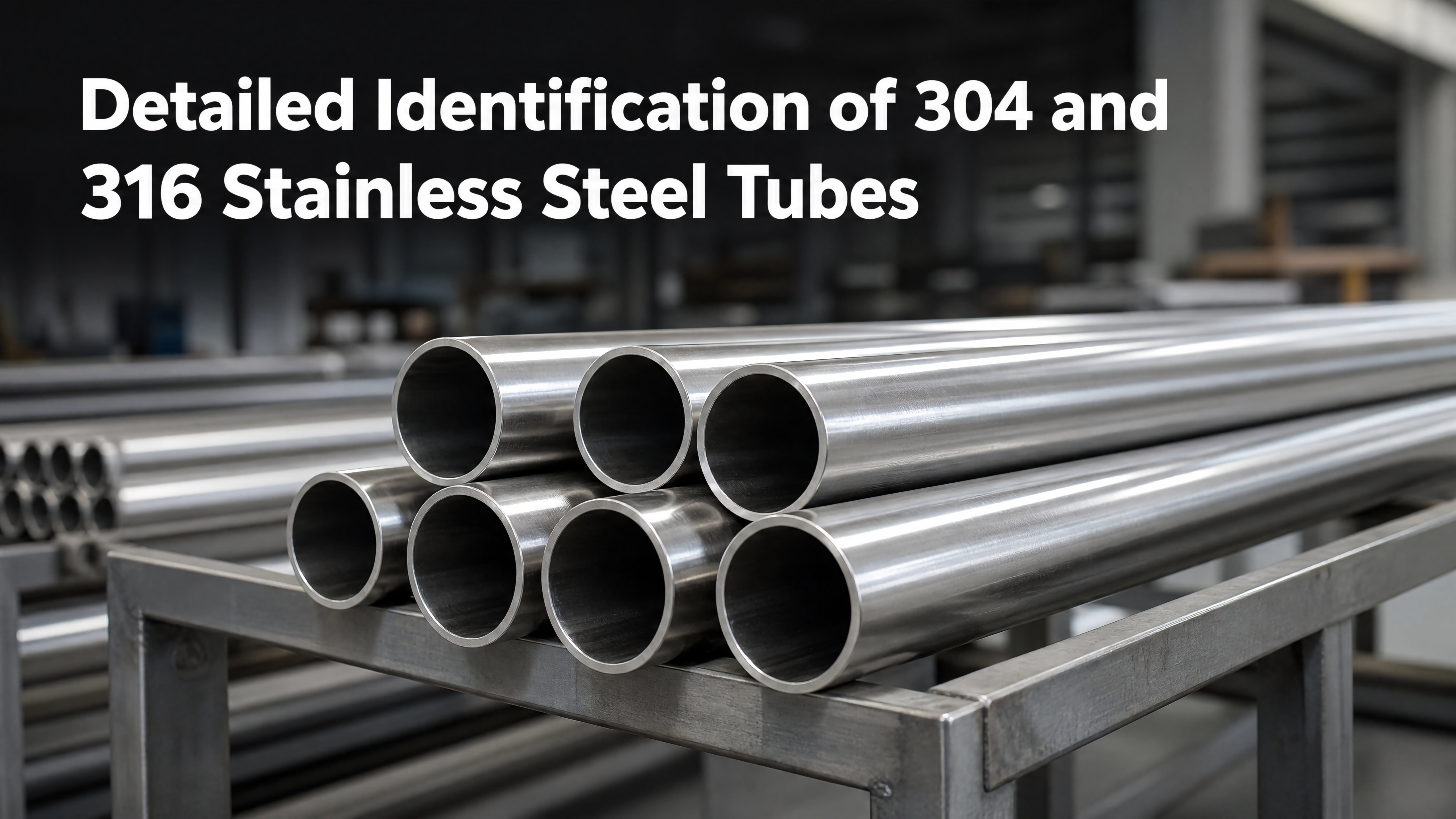 Identifikasi rinci 304 lan 316 Stainless Steel Tube