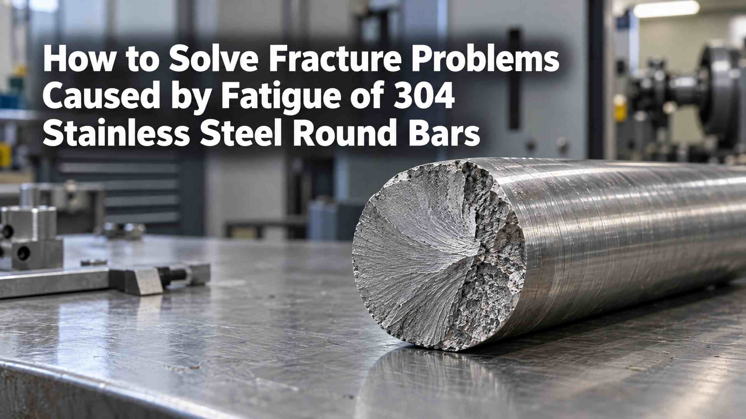 Cara Ngatasi Masalah Patah Disebabake Kesel saka 304 Bar Bulat Stainless Steel
